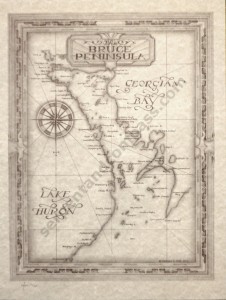 Thumbnail image of Bruce Peninsula map